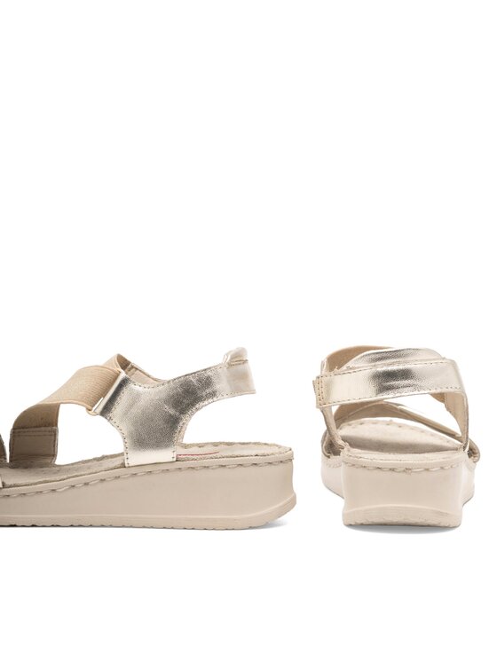 Go Soft Go Soft Sandalen ARC-027-02 Goldfarben