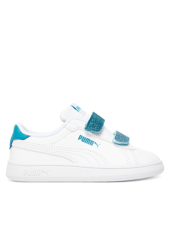 Sneakers Puma Smash 3.0 L Glitter Velcro V Inf 395610 08 Alb