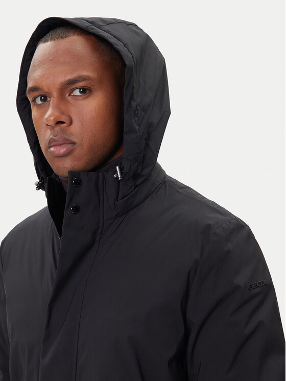 Geox Geox Zimski kaput Aurelio M5625K T3194 F9000 Crna Regular Fit
