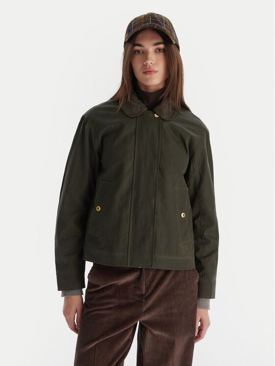Hunter Hunter Μπουφάν μεταβατικό Leith HARW0065251 Πράσινο Oversize