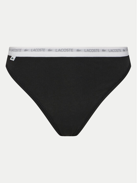 Lacoste Lacoste Σετ 3 τεμάχια στρίνγκ 8F1341 Μαύρο