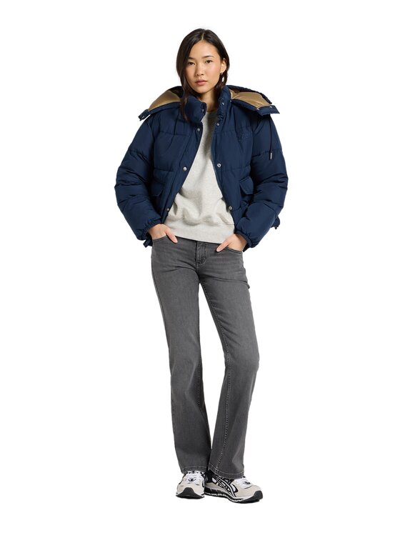 Lee Lee Kurtka puchowa 112371016 Granatowy Regular Fit