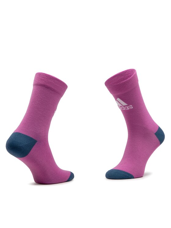 adidas adidas Sada 3 párů dětských vysokých ponožek HM2314 Barevná