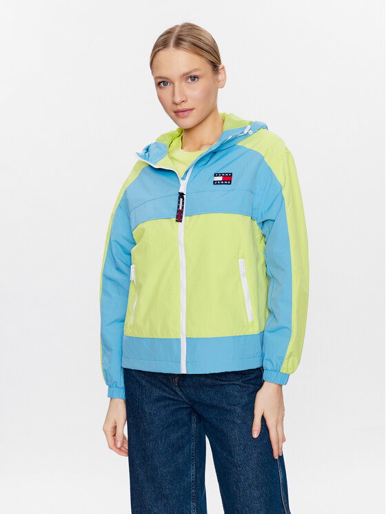 Tommy Jeans Tommy Jeans Jakna protiv vjetra Chicago DW0DW15820 Zelena Regular Fit