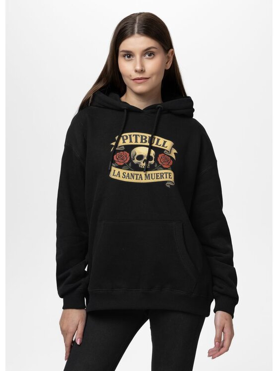 PITBULL PITBULL Bluza LA SANTA MUERTE Czarny Regular Fit