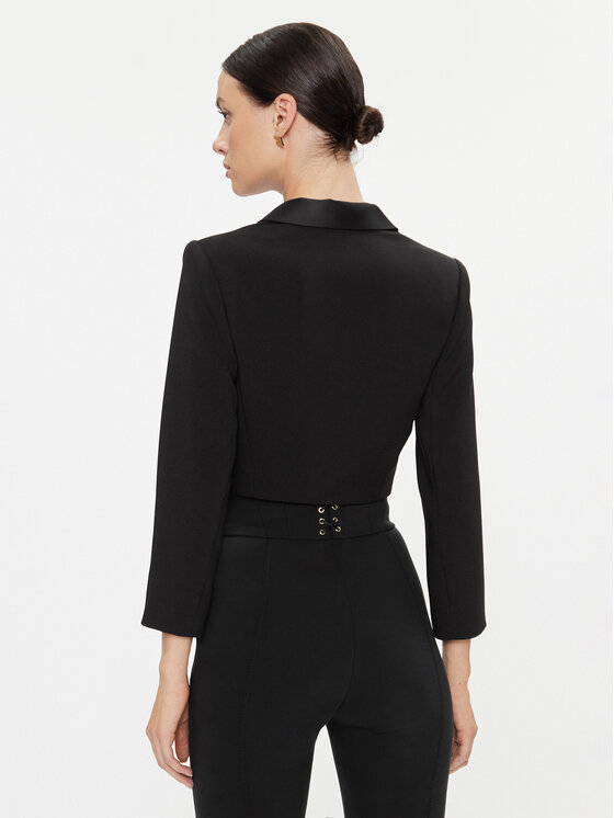 Elisabetta Franchi Elisabetta Franchi Sacou GI-091-37E2-V6000 Negru Slim Fit