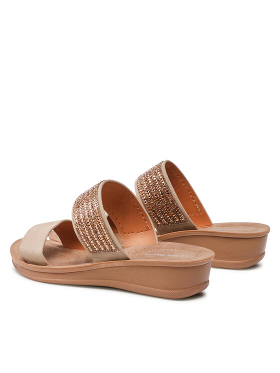 Clara Barson Clara Barson Šlepetės WSS20581-01 Ruda