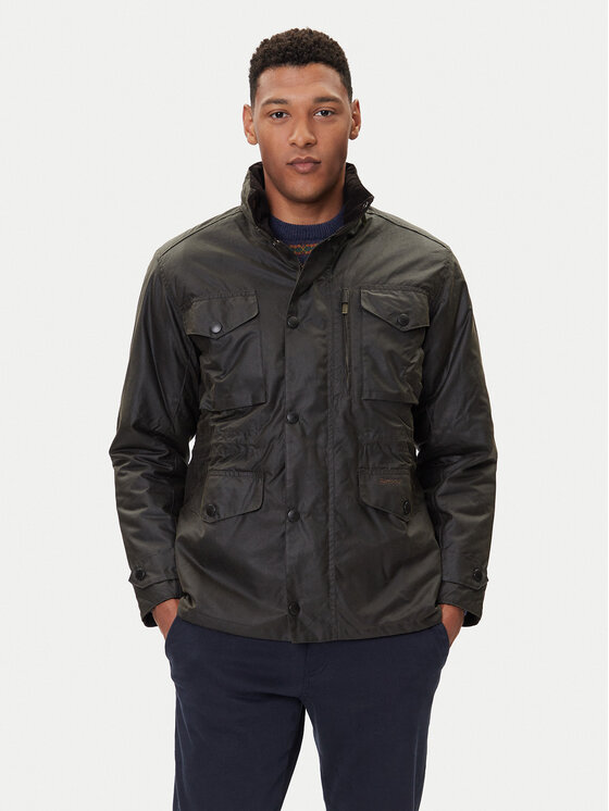 Barbour Barbour Übergangsjacke Sapper MWX0020OL71 Khakifarben Regular Fit