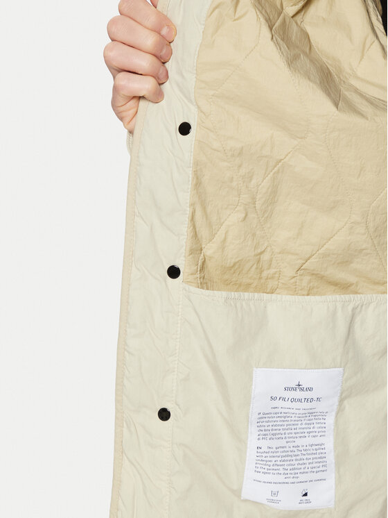 Stone Island Stone Island Prehodna jakna 8115Q0633 Bež Regular Fit