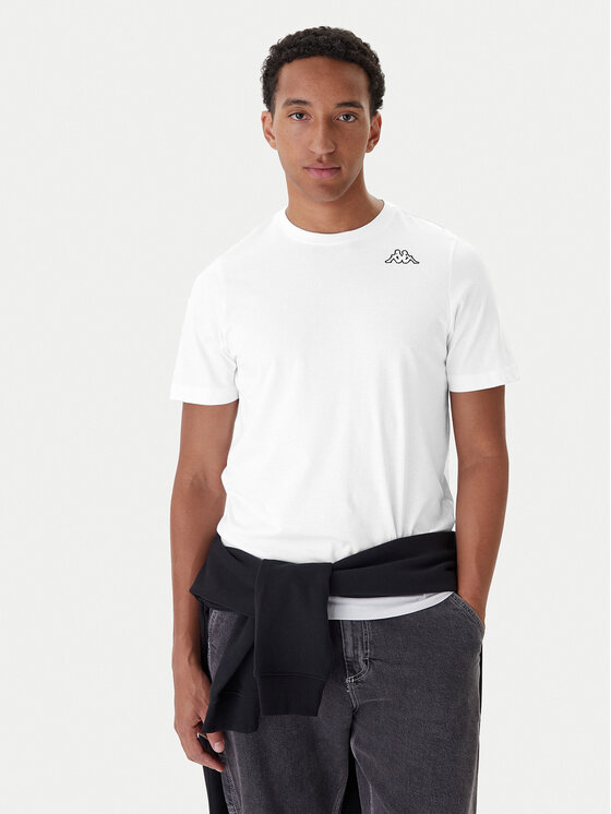 Kappa Kappa Marškinėlių komplektas Logo Myrto 322563W Balta Regular Fit