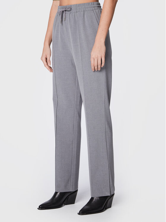 Gina Tricot Gina Tricot Stoffhose Rumi Suit 17751 Grau Regular Fit