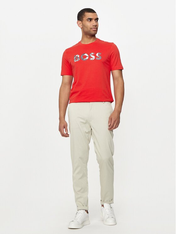 BOSS Boss Majica Thompson 15 50513382 Rdeča Regular Fit