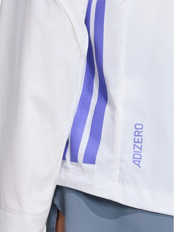 adidas adidas Kurtka do biegania 139713 Biały Slim Fit