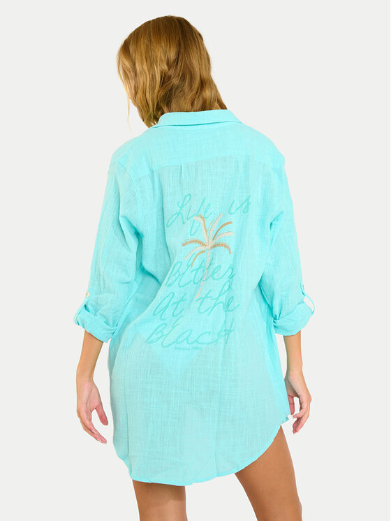 Banana Moon Banana Moon Srajca Garel Zelena MWW04 Turkizna Regular Fit