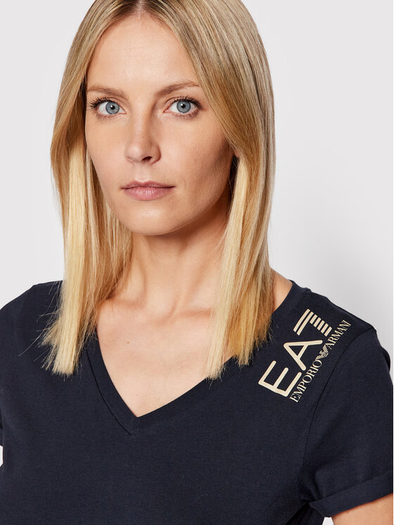 T-shirt 3LTT07 TJCRZ 1554 Blu scuro Regular Fit