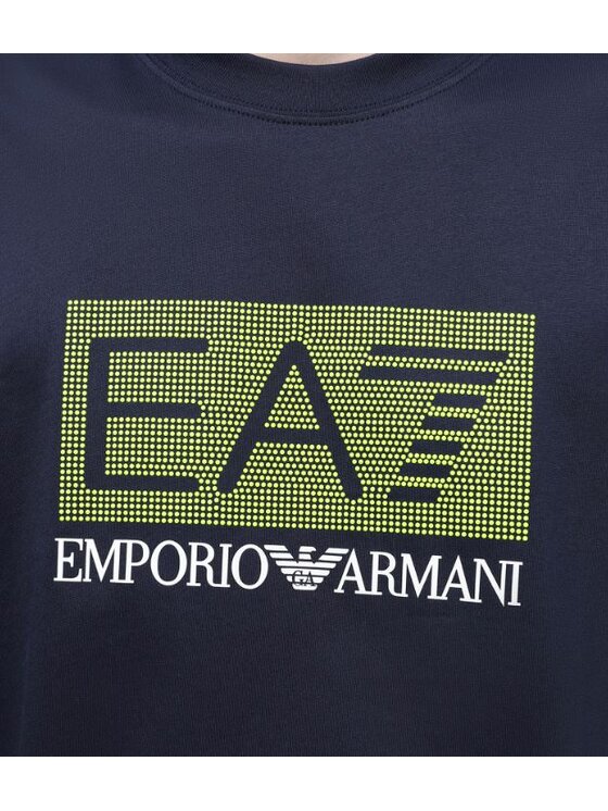 EA7 Emporio Armani EA7 Emporio Armani Tričko 3DPT40 PJFBZ 1554 Tmavomodrá Regular Fit