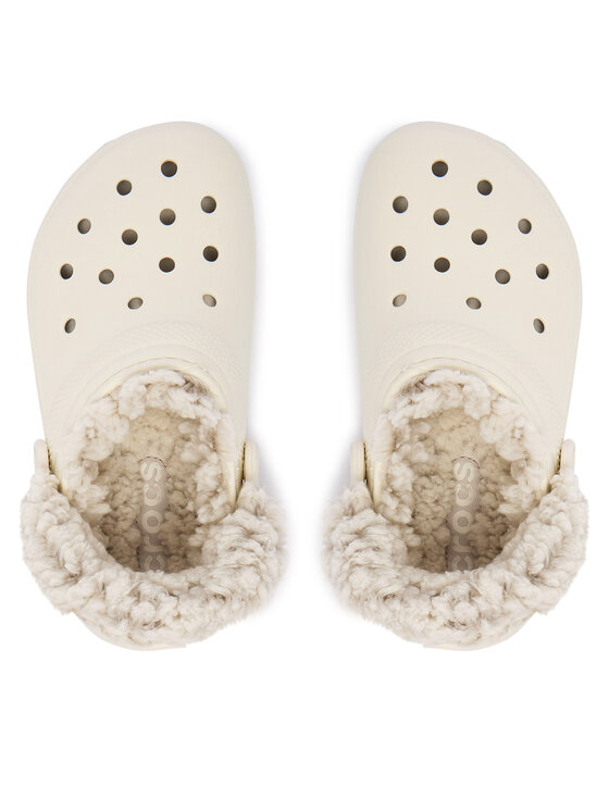 Crocs Crocs Plätud Classic Fleece Lined Clog K 212856 Beež