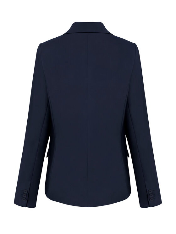 KMX KMX Marynarka 107710012 Czarny Fitted Fit