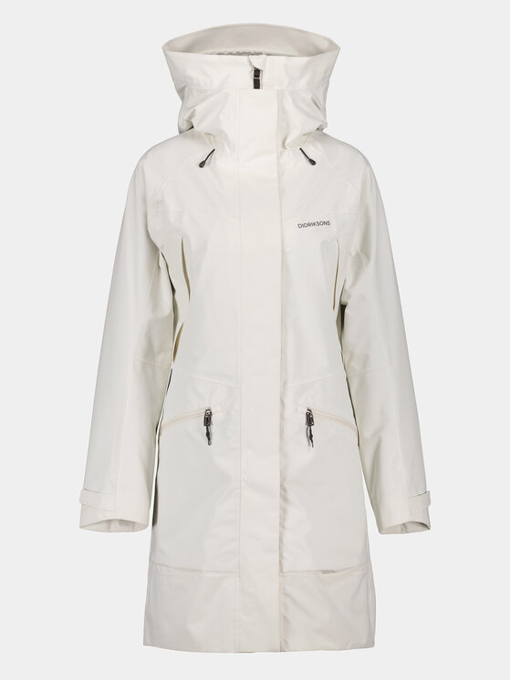 Didriksons Didriksons Parka Ilma Wns Parka 8 504813 Fehér Regular Fit