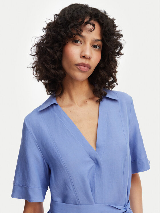 Marella Marella Vestito chemisier Detto 2615221082 Blu Regular Fit