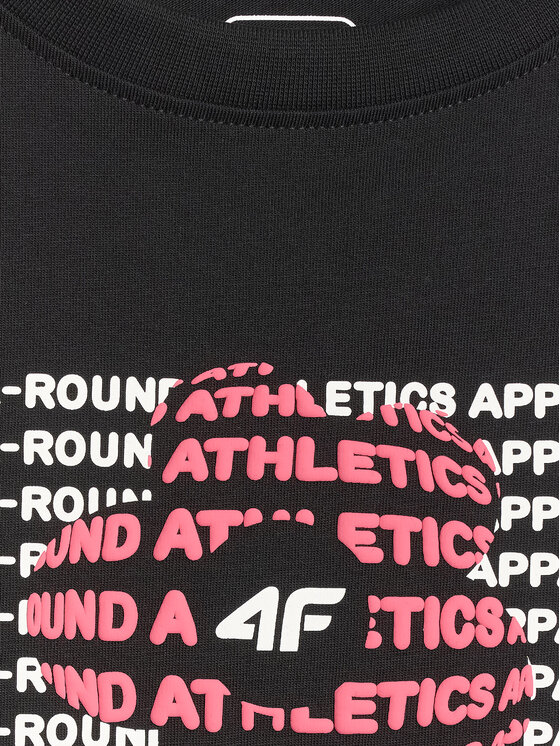 4F 4F T-Shirt THE COLOR'S ENERGY Czarny Loose Fit