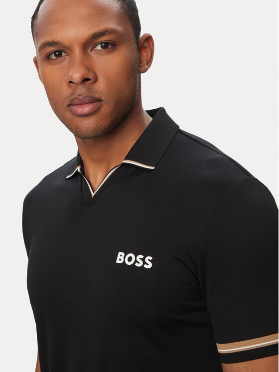 BOSS BOSS Polo marškinėliai Serve 50559200 Juoda Regular Fit