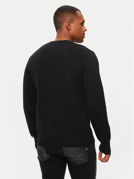 Versace Jeans Couture Versace Jeans Couture Πουλόβερ 77GAFMH7 Μαύρο Regular Fit