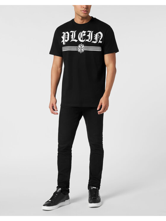 PHILIPP PLEIN PHILIPP PLEIN T-Shirt 26237 Czarny Regular Fit