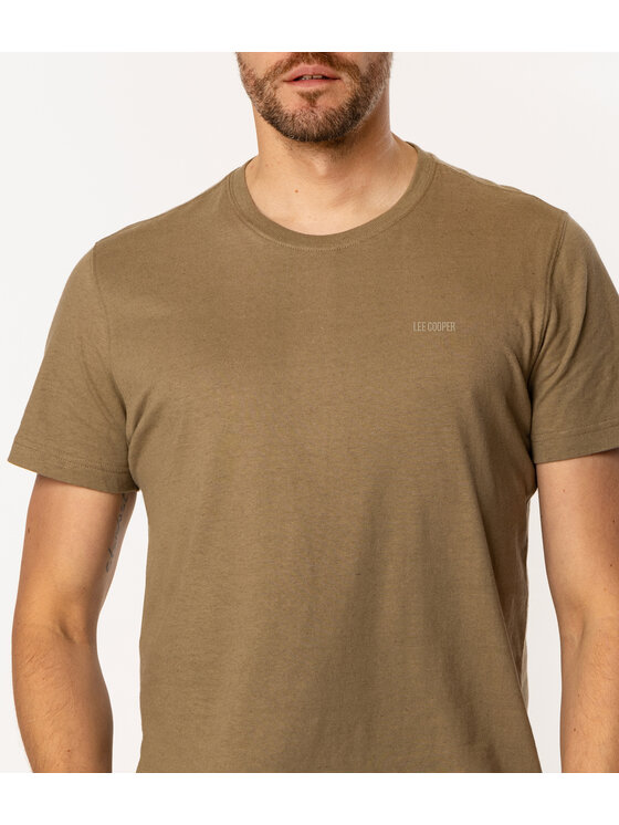 Lee Cooper Lee Cooper T-Shirt OSLO 8515 Khaki Regular Fit