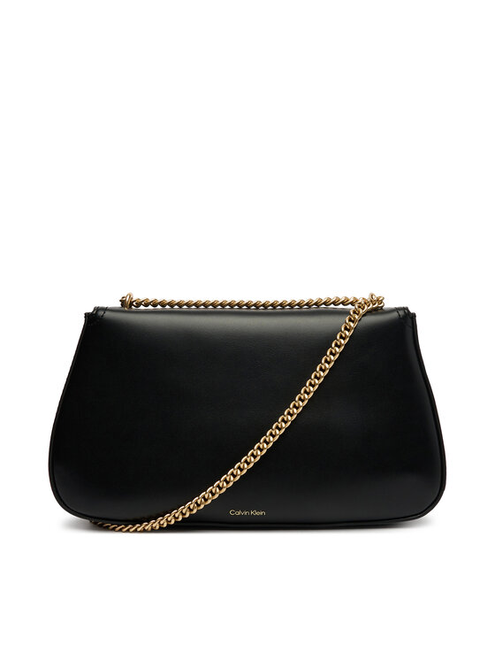 Calvin Klein Calvin Klein Дамска чанта Ck Convertible Chain Medium Bag LV04F3171G Черен