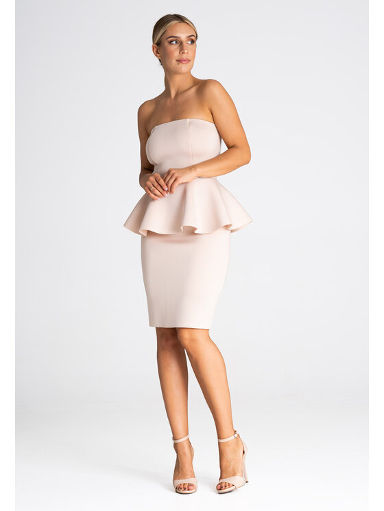 FIGL FIGLFIGL Vestito M976 Beige Regular Fit