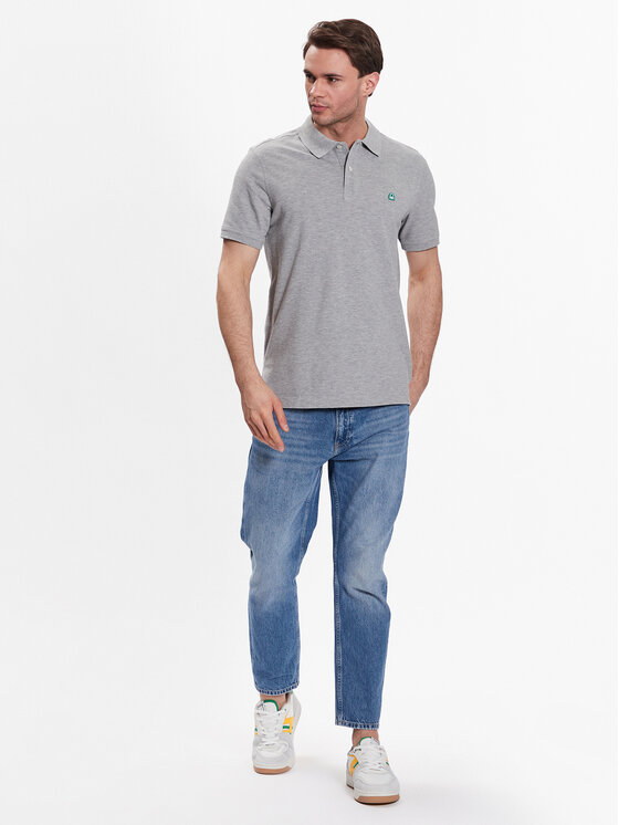 United Colors Of Benetton United Colors Of Benetton Tricou polo 3089J3179 Gri Regular Fit