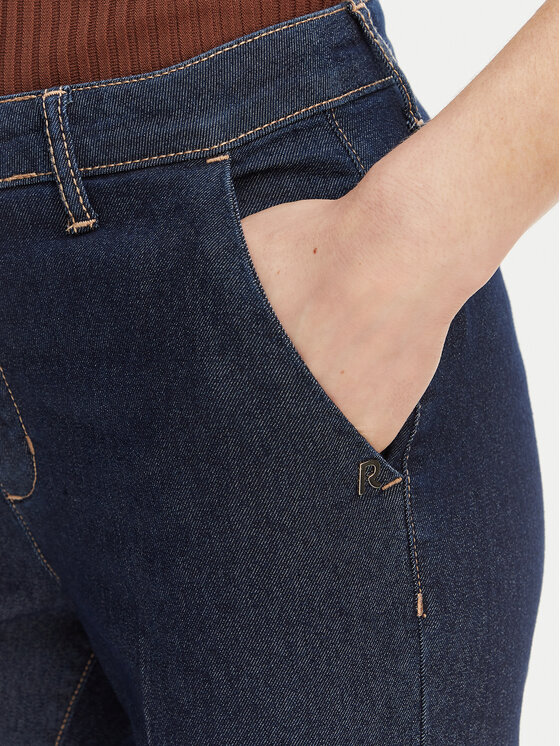 Rinascimento Rinascimento Jeans hlače CFC0127958003 Mornarsko modra Slim Fit