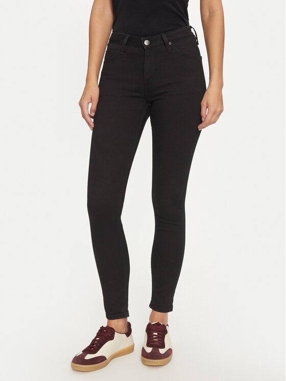 Lee Lee Farmer Scarlett 112114135 Fekete Slim Fit