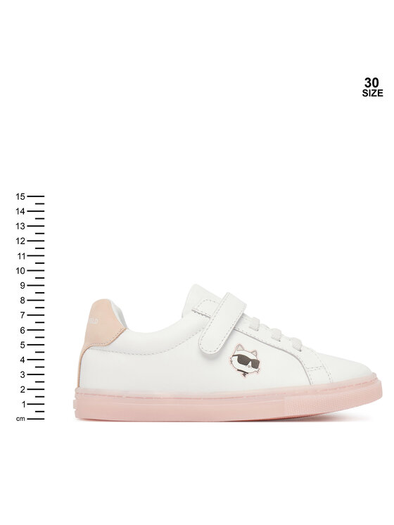 KARL LAGERFELD KARL LAGERFELD Laisvalaikio batai Z31184 S Balta