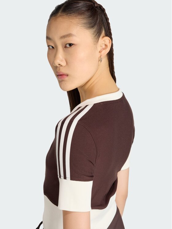 adidas adidas Koszula 162090 Brązowy Slim Fit