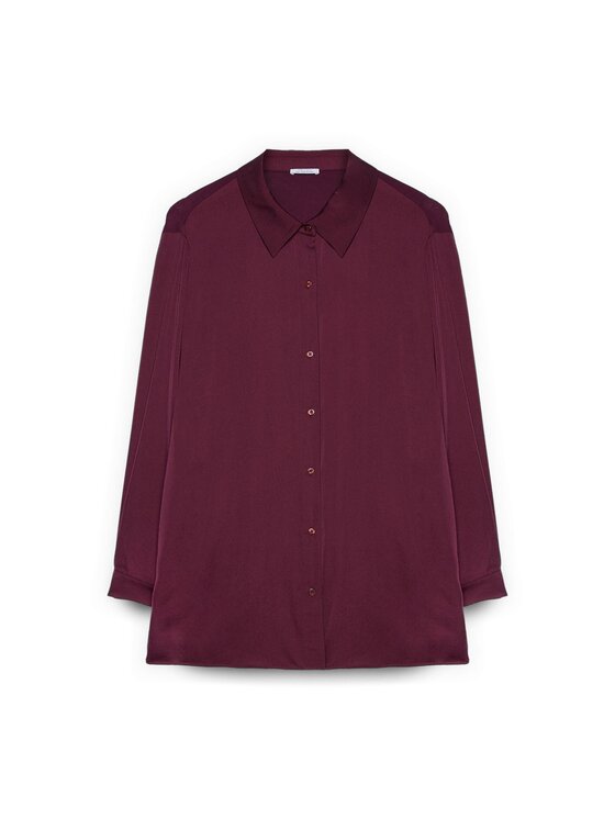 Fiorella Rubino Fiorella Rubino Camicia 5100L000159N036 Bordeaux A-Line Fit