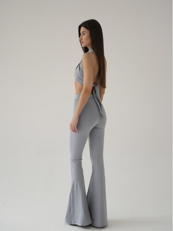 MissDenim MissDenim Top Soft Touch Szary Second Skin Fit