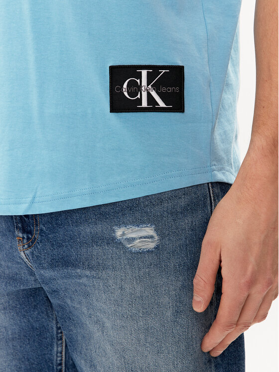 Calvin Klein Jeans Calvin Klein Jeans T-Shirt J30J323482 Modrá Regular Fit