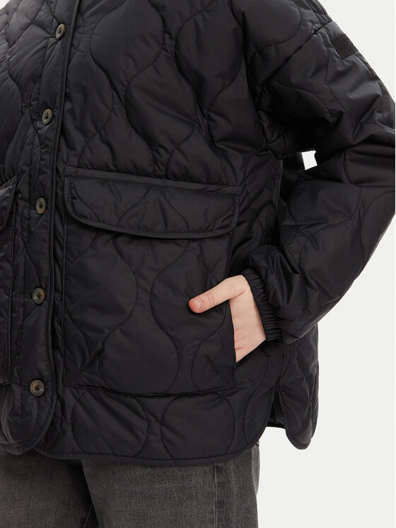 Napapijri Napapijri Bunda pro přechodné období Secret NP0A4IFA Černá Regular Fit