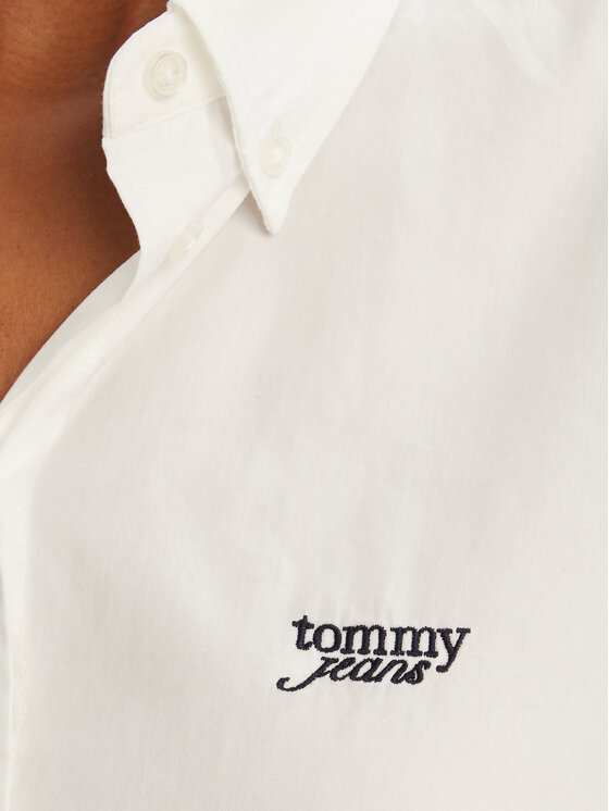 Tommy Jeans Tommy Jeans Koszula DW0DW21400 Biały Relaxed Fit