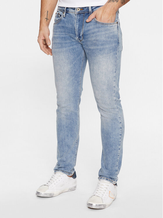 Pepe Jeans Traperice PM207390MN5 Plava Slim Taper Fit