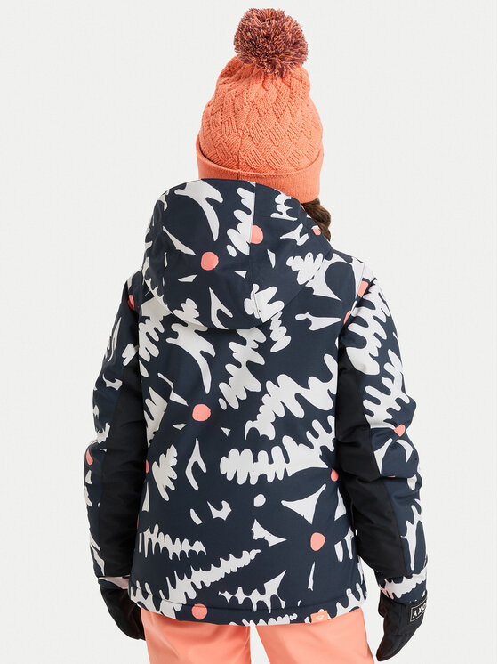 Roxy Roxy Kurtka snowboardowa Free Jet ERGTJ03198 Czarny Slim Fit