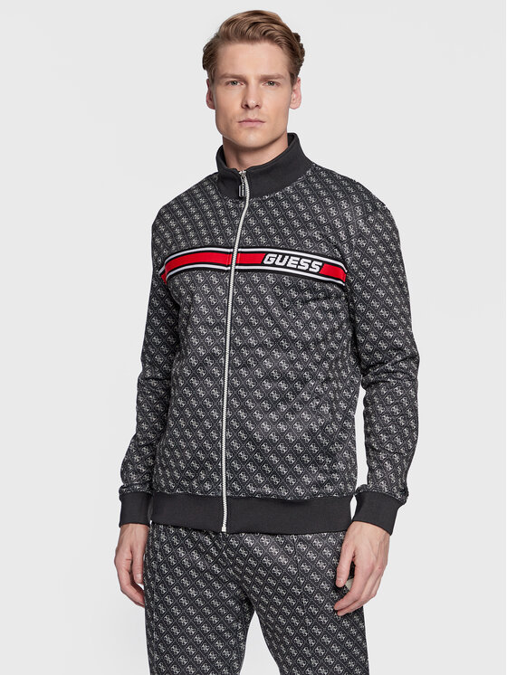 Guess Guess Pulóver Korbin Z2BQ06 FL04Q Fekete Regular Fit