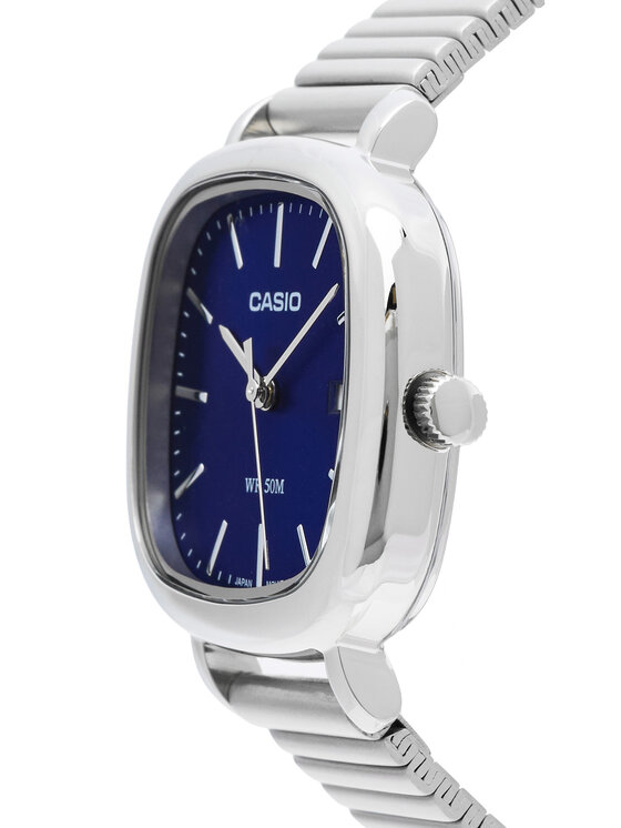 Casio Casio Zegarek LTP-B166D-2AVEF Srebrny