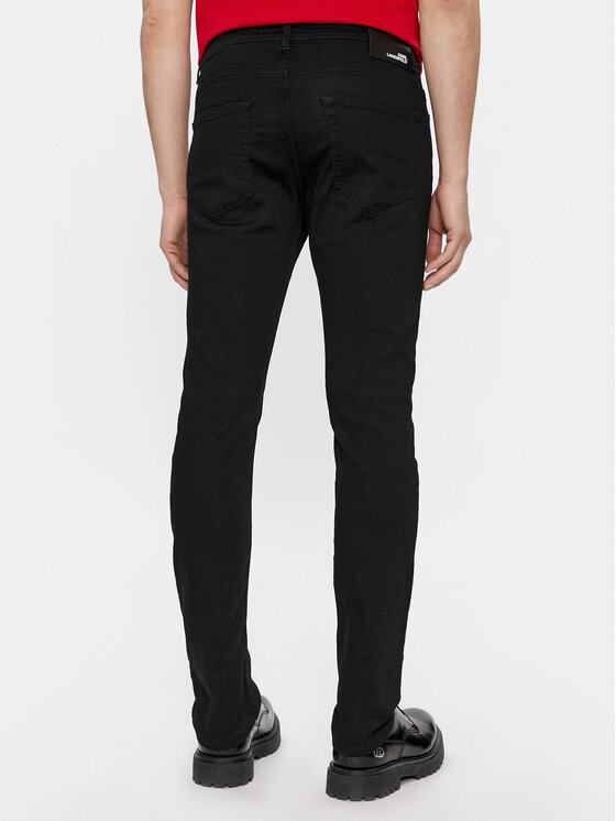 KARL LAGERFELD KARL LAGERFELD Jeans hlače 265840 541861 Črna Slim Fit