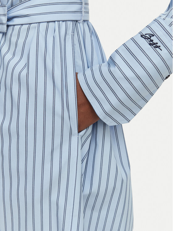 BOSS BOSS Sukienka koszulowa C_Delegant_3 50561950 Niebieski Regular Fit