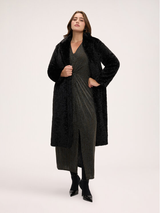 Fiorella Rubino Fiorella Rubino Cappotto invernale 0048T000403N033 Nero Regular Fit