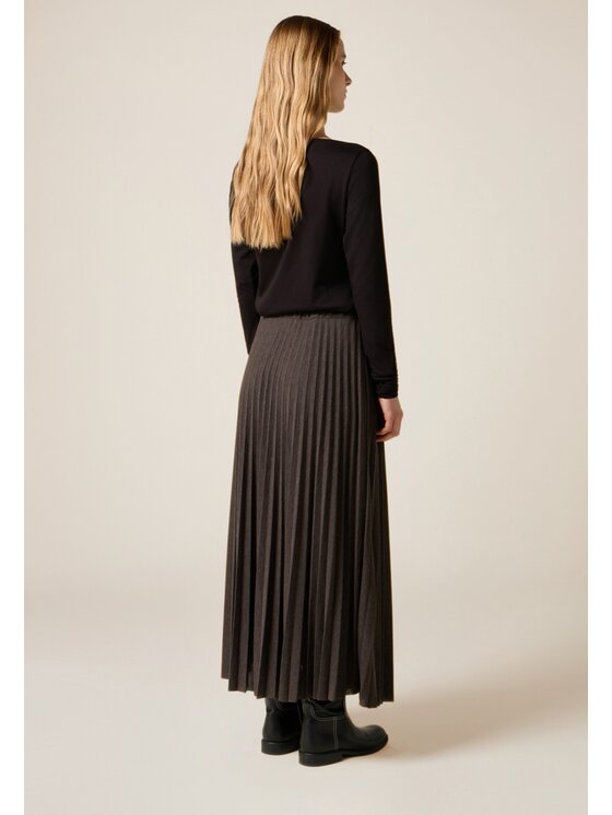 Oltre Oltre Gonna midi 1016J000315N013 Grigio A-Line Fit