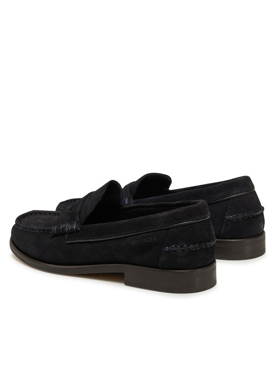 Tommy Hilfiger Tommy Hilfiger Мокасини Classic Hilfiger Suede Loafer FM0FM05363 Тъмносин